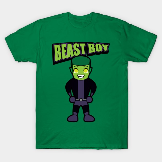 Tooniefied Beast Boy T-Shirt by Tooniefied